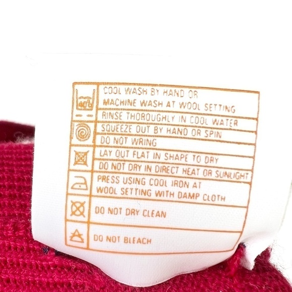 Pringle of Scotland Men’s Large Argyle Sweater Lambswool Red Navy Blue Green EUC - Picture 6 of 8